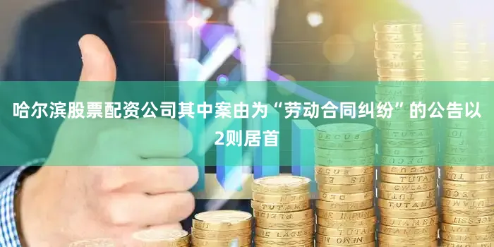哈尔滨股票配资公司其中案由为“劳动合同纠纷”的公告以2则居首